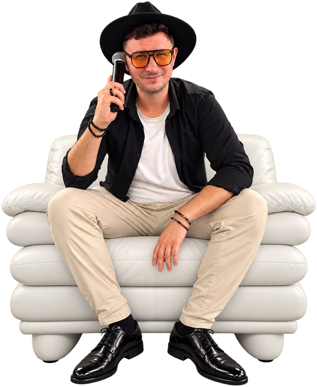 DJ Patrik s mikrofonem